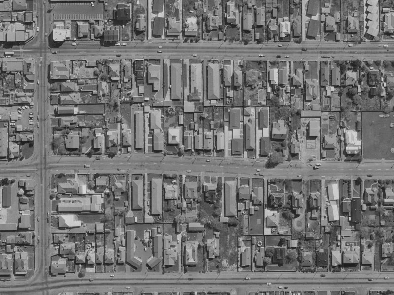 459 Hereford Street from the air, 1970-1974