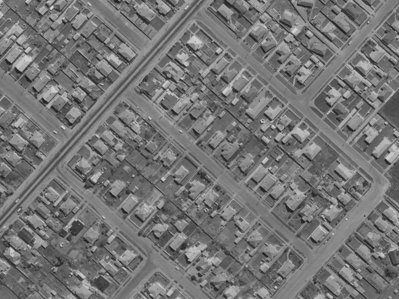 19 Russell Street from the air, 1970-1974