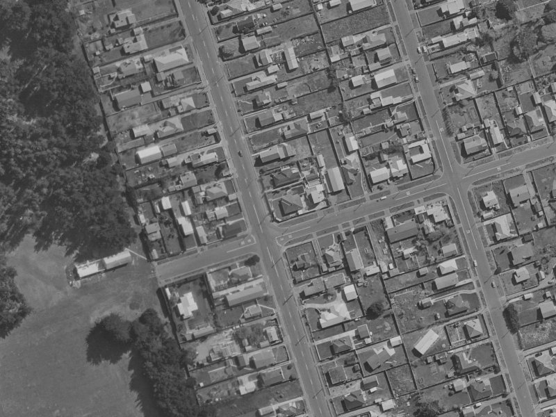 46 Jellicoe Street from the air, 1970-1974