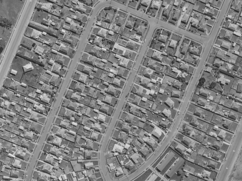 Ranui Street from the air, 1970-1974