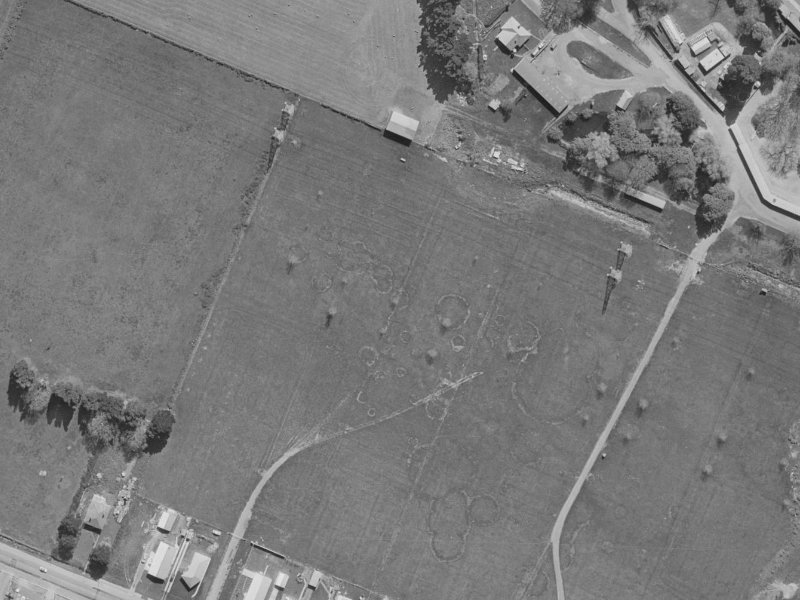 25 Peebles Drive from the air, 1970-1974