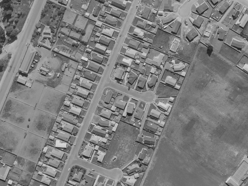 Mason Place from the air, 1970-1974