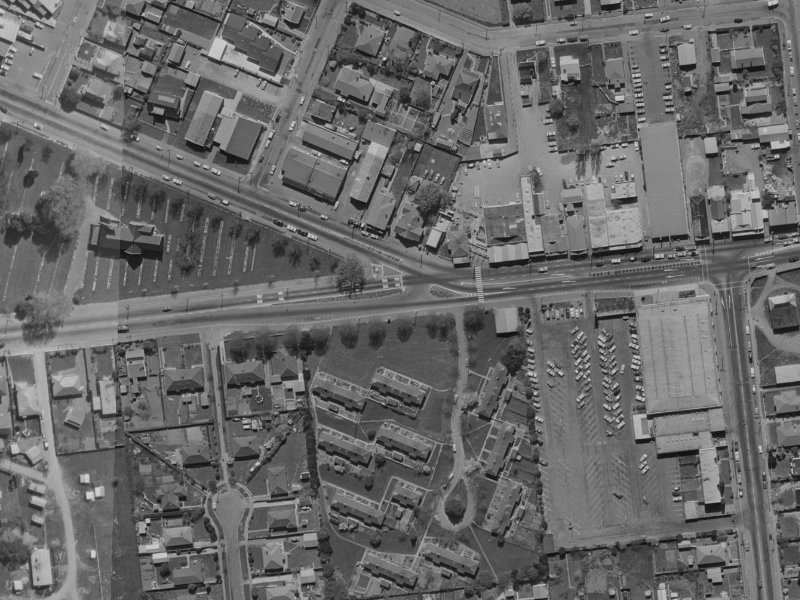 1C Main South Road from the air, 1970-1974
