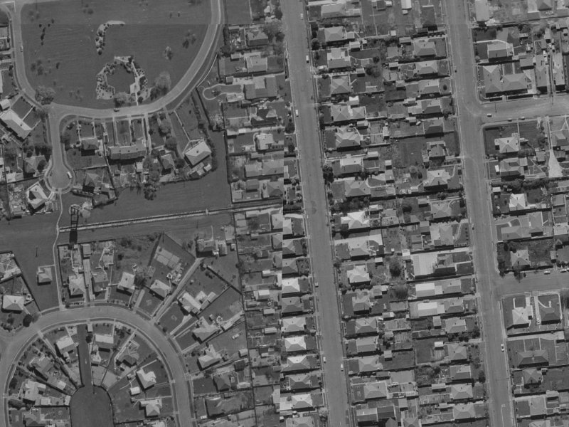 97B Rattray Street from the air, 1970-1974