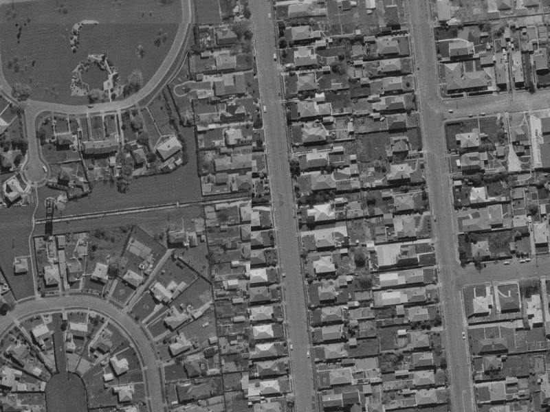 97 Rattray Street from the air, 1970-1974