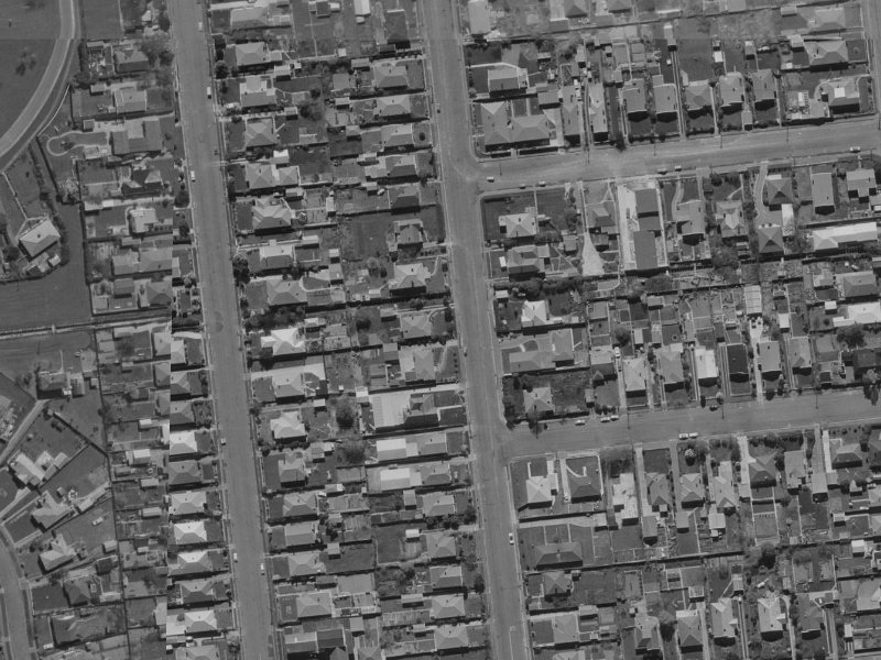 93 Wainui Street from the air, 1970-1974