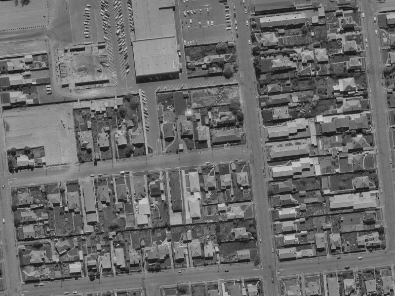 9 Maxwell Street from the air, 1970-1974