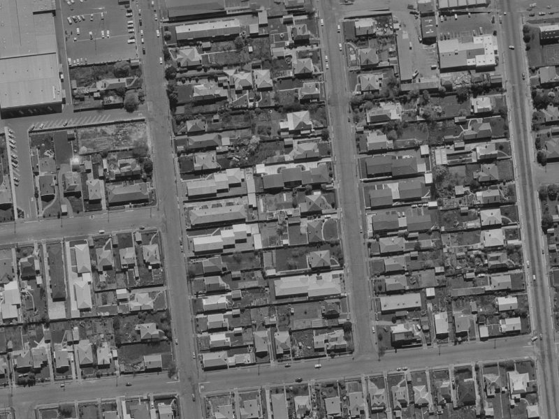 39 Dilworth Street from the air, 1970-1974