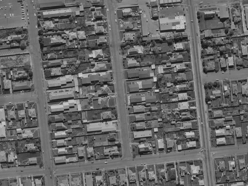 10 Rotherham Street from the air, 1970-1974