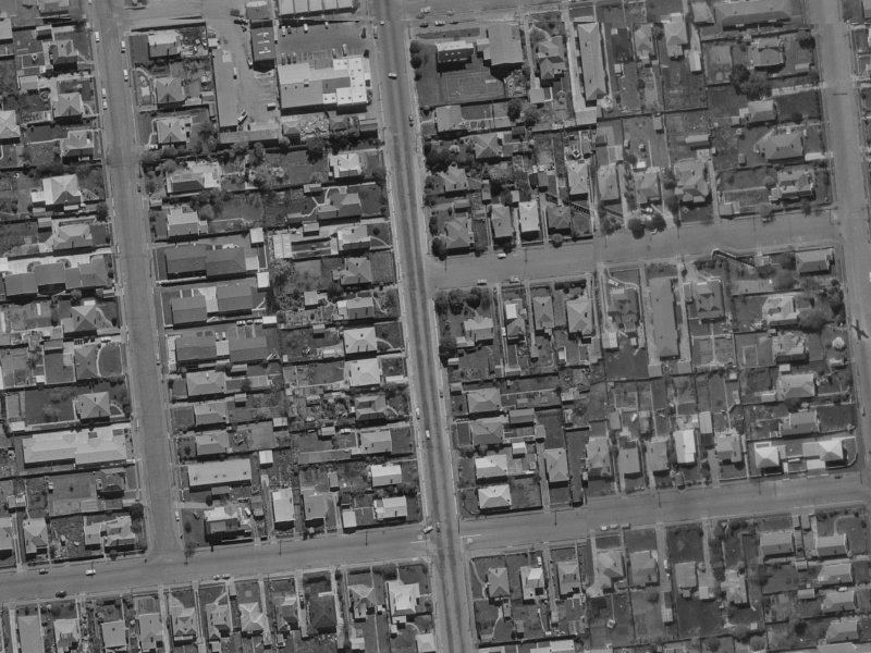 158 Clarence Street from the air, 1970-1974