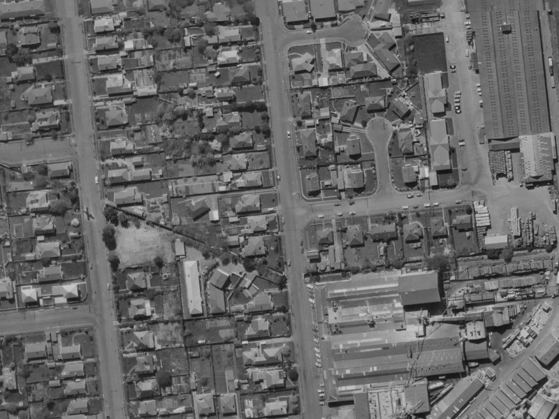 78 Mandeville Street from the air, 1970-1974