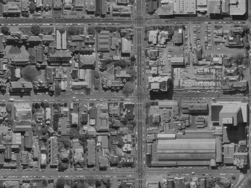 3 Hereford Street from the air, 1970-1974
