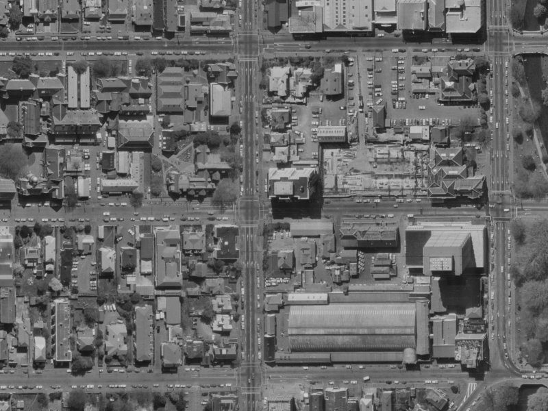 5 Hereford Street from the air, 1970-1974