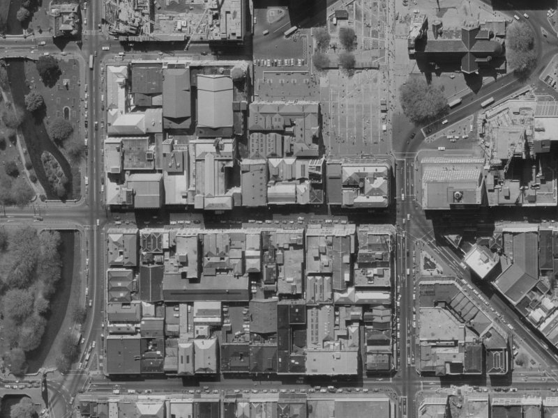 109 Hereford Street from the air, 1970-1974