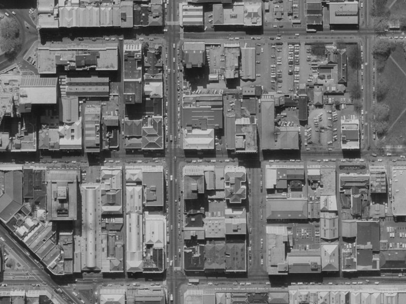 179 Hereford Street from the air, 1970-1974