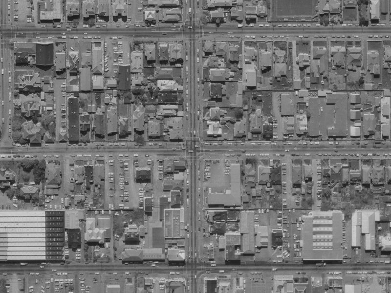 270 Barbadoes Street from the air, 1970-1974