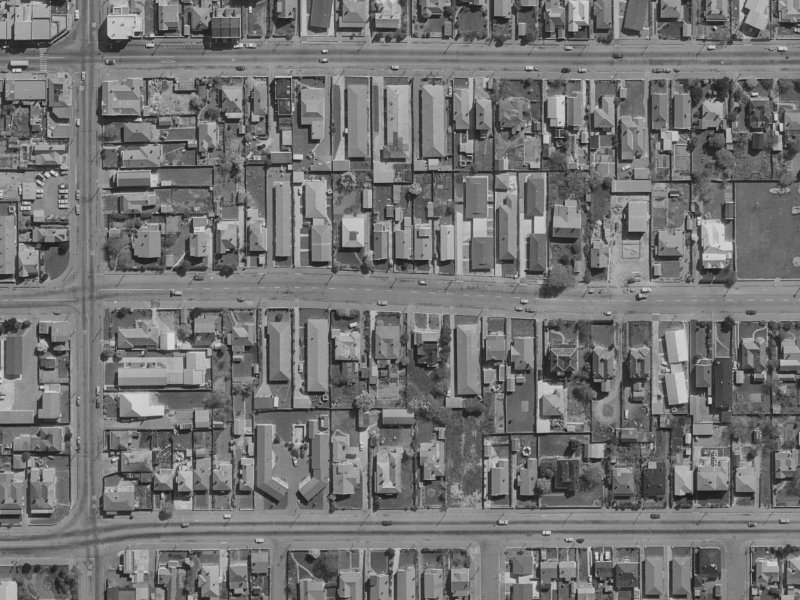 468 Hereford Street from the air, 1970-1974