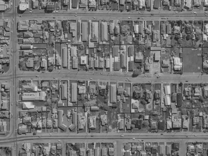 470 Hereford Street from the air, 1970-1974