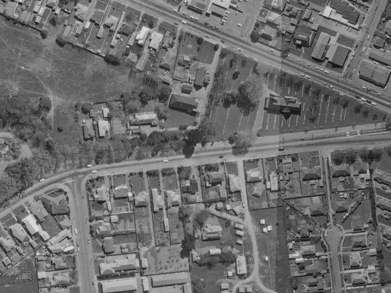 25 Yaldhurst Road from the air, 1970-1974