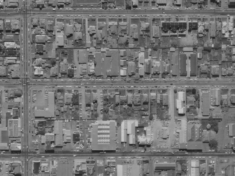 290 Hereford Street from the air, 1970-1974