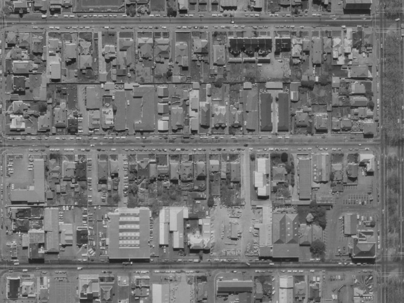 300F Hereford Street from the air, 1970-1974