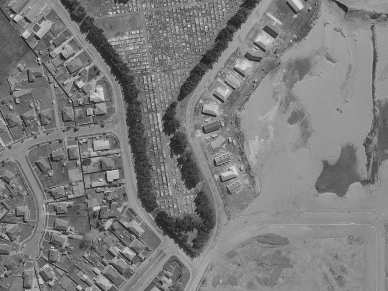 112 McGregors Road from the air, 1970-1974