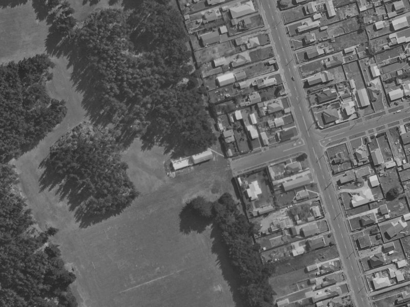 44–74 Jellicoe Street from the air, 1970-1974