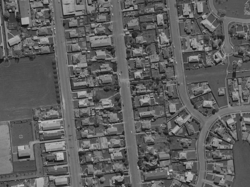 25A Euston Street from the air, 1970-1974