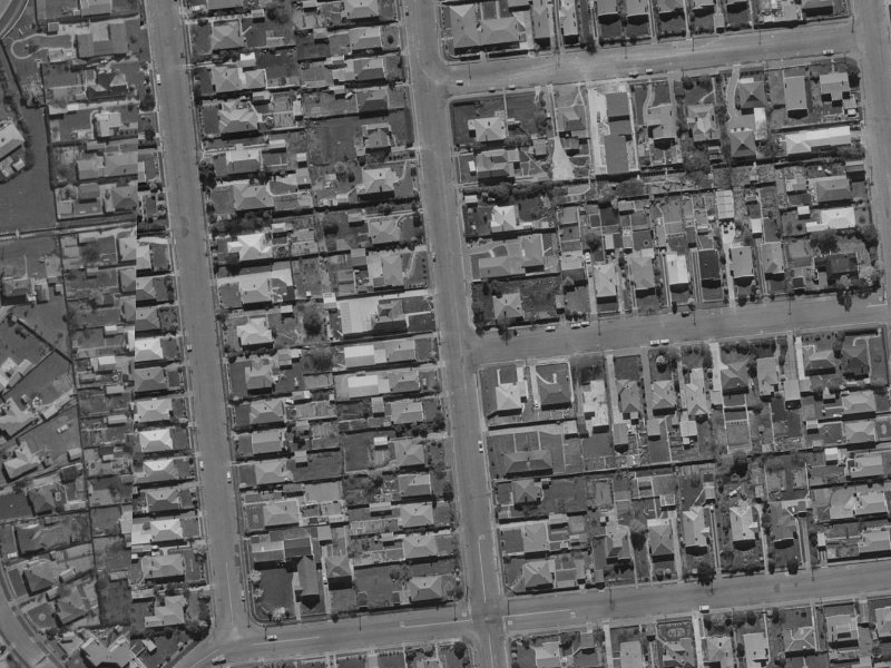 89A Wainui Street from the air, 1970-1974
