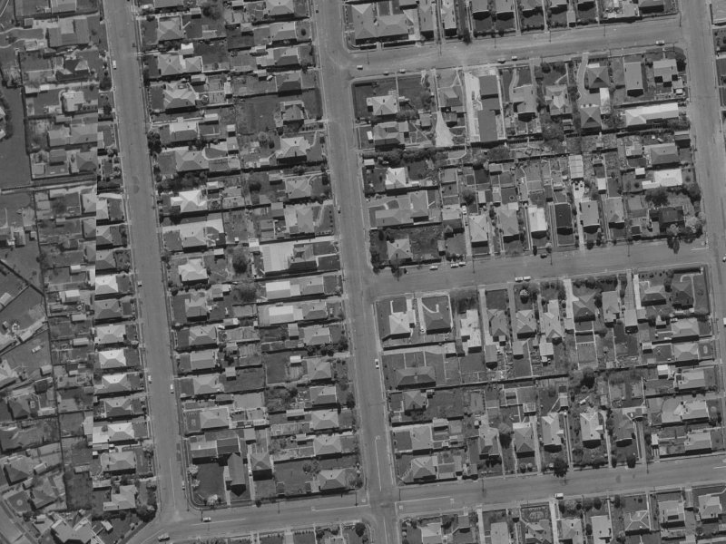 53 Maxwell Street from the air, 1970-1974