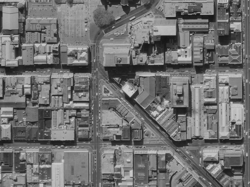 276 High Street from the air, 1970-1974