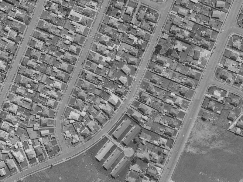 47 Manurere Street from the air, 1970-1974