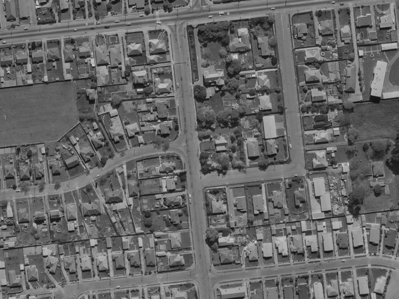 17 Middleton Road from the air, 1970-1974