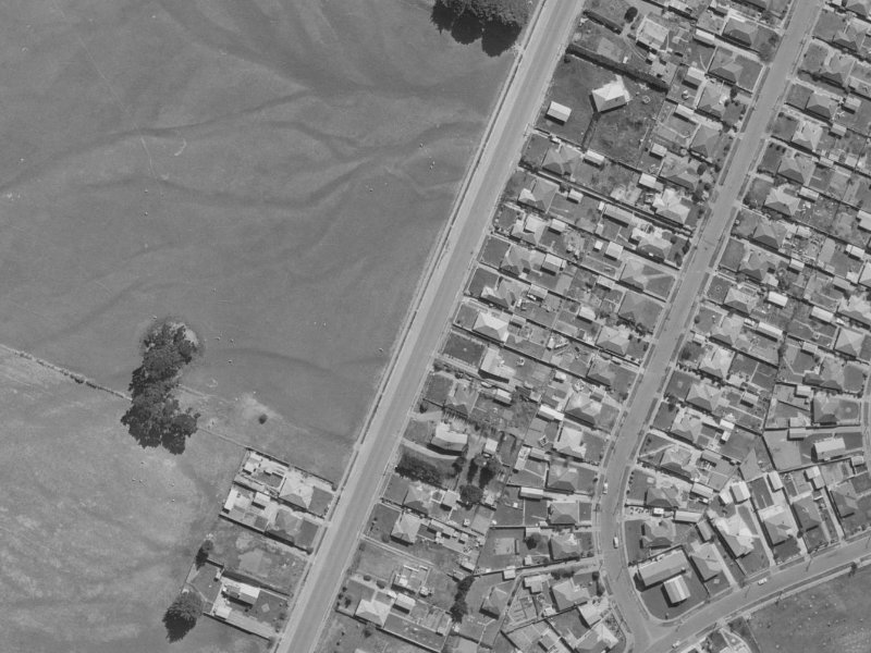 Gilberthorpes Road from the air, 1970-1974