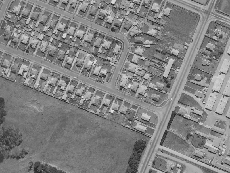 2 Ariki Place from the air, 1970-1974