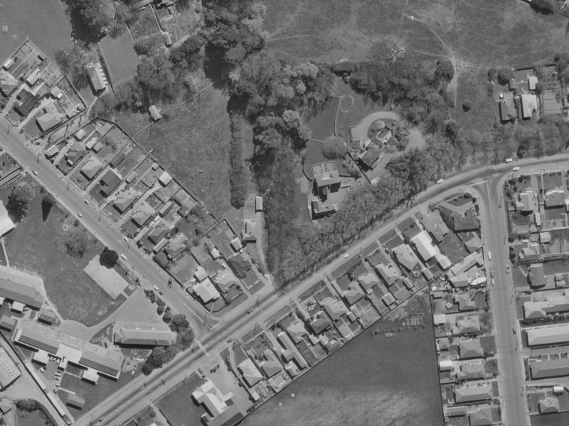 54 Main S Road from the air, 1970-1974