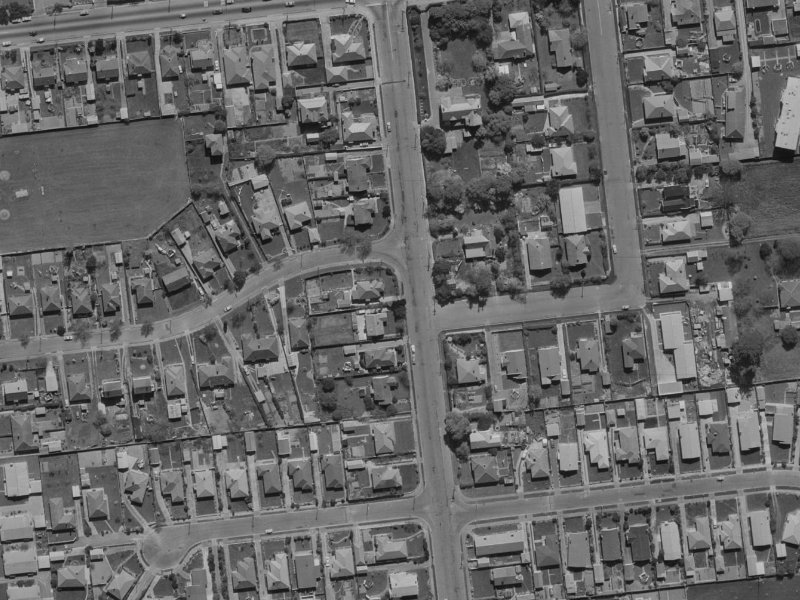 19-21 Middleton Road from the air, 1970-1974