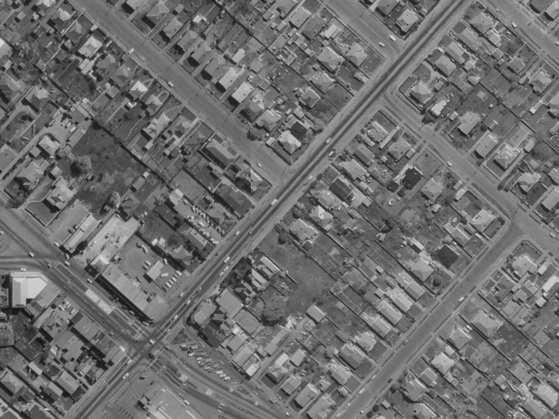 6-16 Buckleys Road from the air, 1970-1974