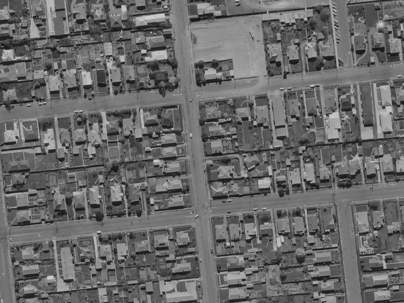 84A Matipo Street from the air, 1970-1974