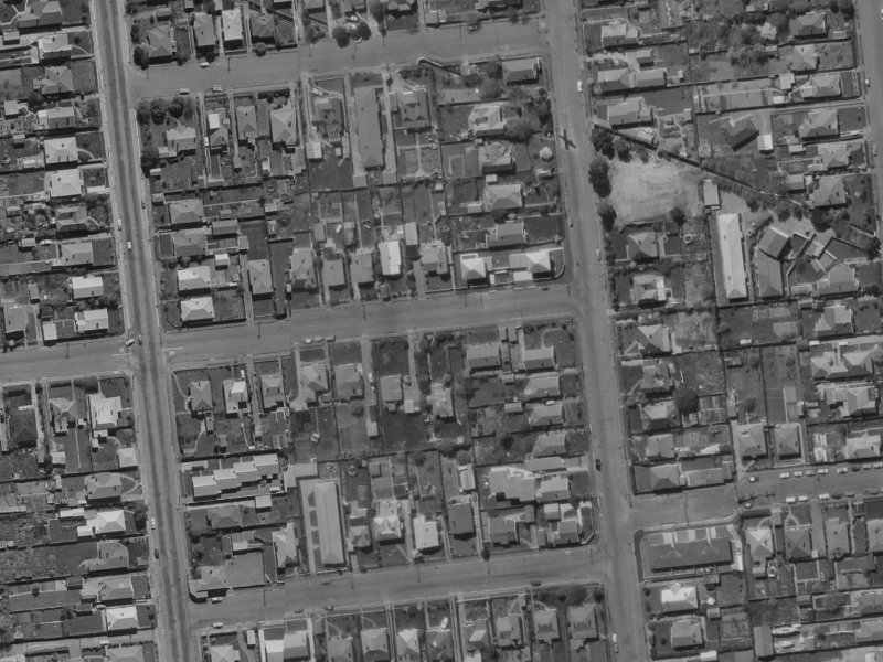 3 Peverel Street from the air, 1970-1974