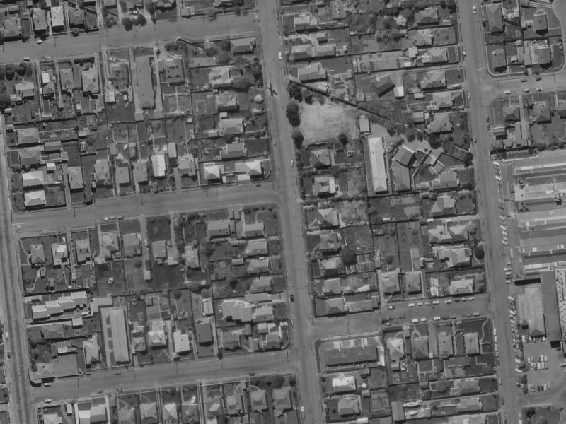 66-68 Picton Avenue from the air, 1970-1974