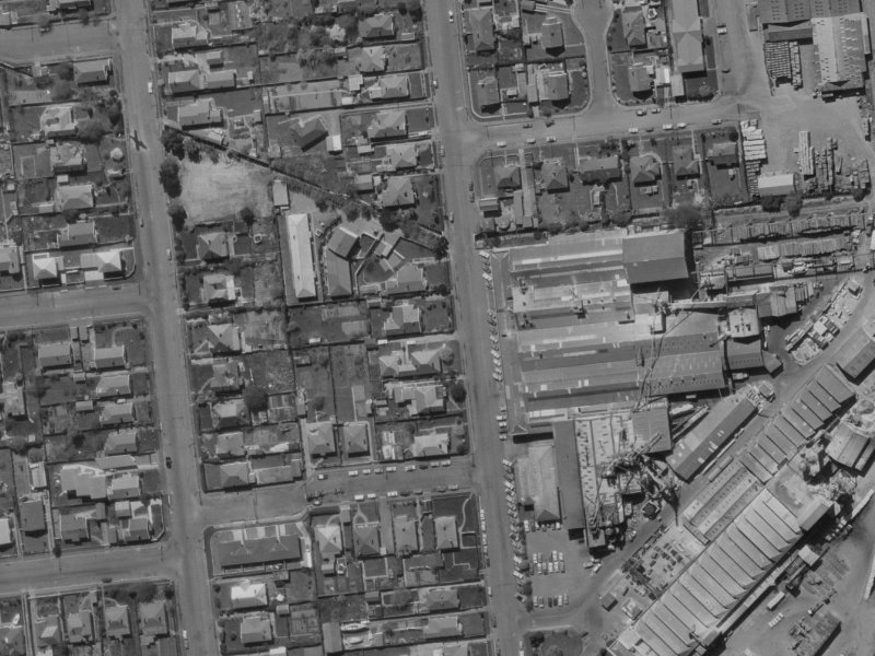 63 Mandeville Street from the air, 1970-1974
