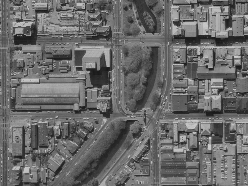 96 Cambridge Terrace from the air, 1970-1974