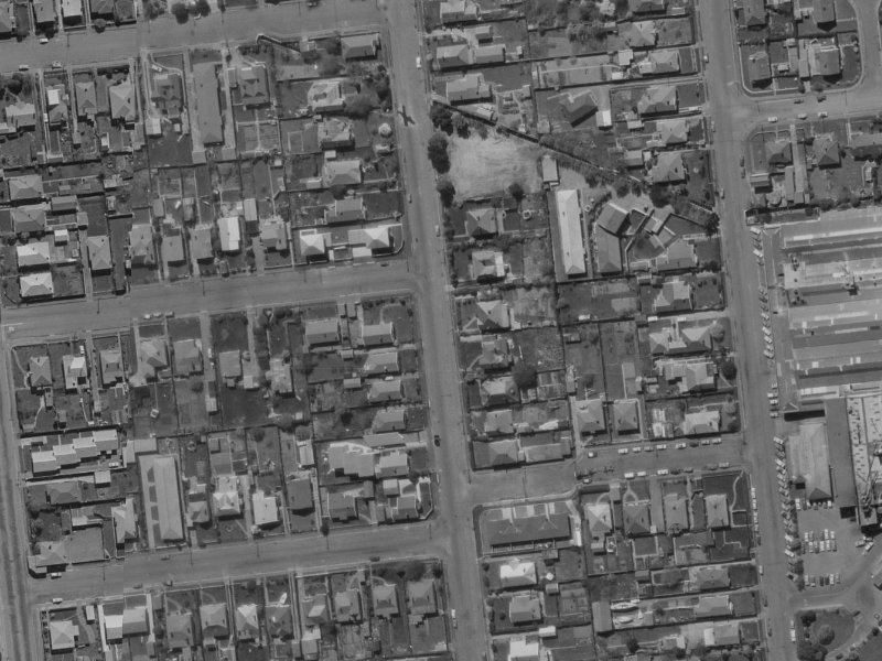66 Picton Avenue from the air, 1970-1974