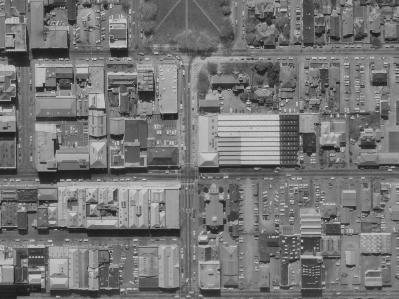 220A Madras Street from the air, 1970-1974
