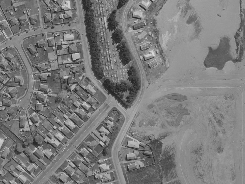 106 McGregors Road from the air, 1970-1974