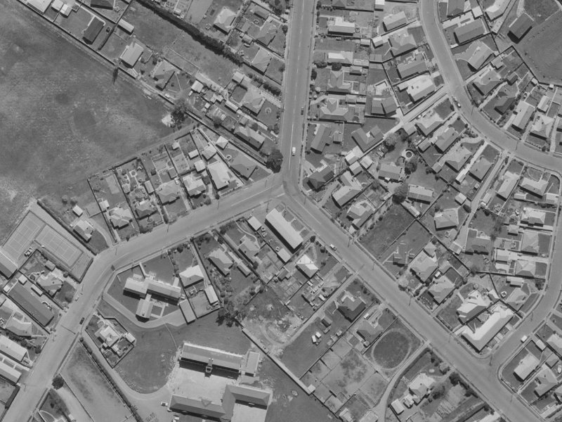 35 Craven Street from the air, 1970-1974