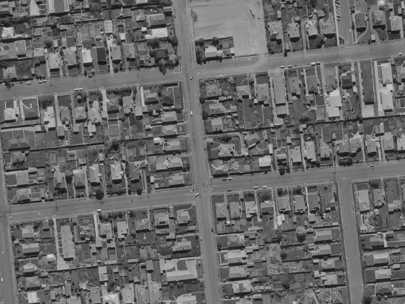 82 Matipo Street from the air, 1970-1974