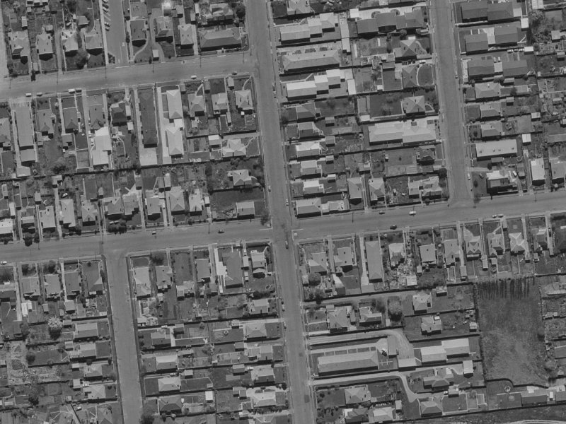54F Division Street from the air, 1970-1974