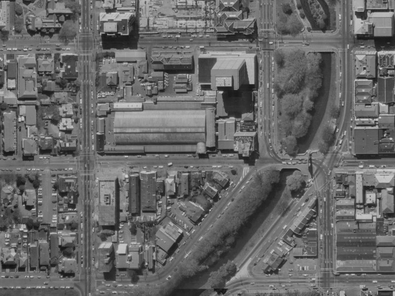 93C Cambridge Terrace from the air, 1970-1974